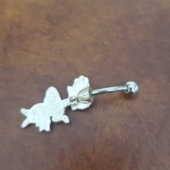 BN - hula girl belly button ring - Picture 2 of 3